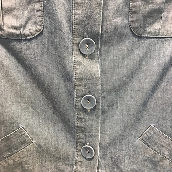 Chico’s Chambray jacket. Size 0. - Picture 4 of 8